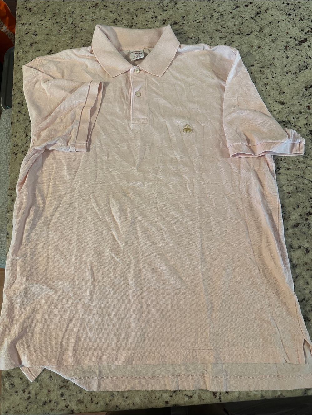 Brooks Brothers Light Pink Cotton Polo Shirt